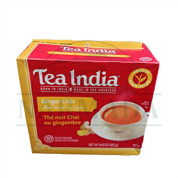 TEA INDIA GINGER TEA 80 BAG