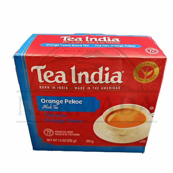 TEA INDIA ORANGE PEKOE TEA 80 BAGS 182 gm