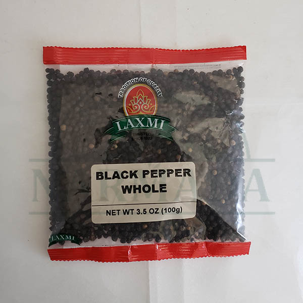LAXMI BLACK PEPPER WHL 100GM