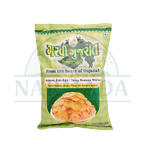 GARVI GUJRAT SPICY BANANA WAFER 10 OZ
