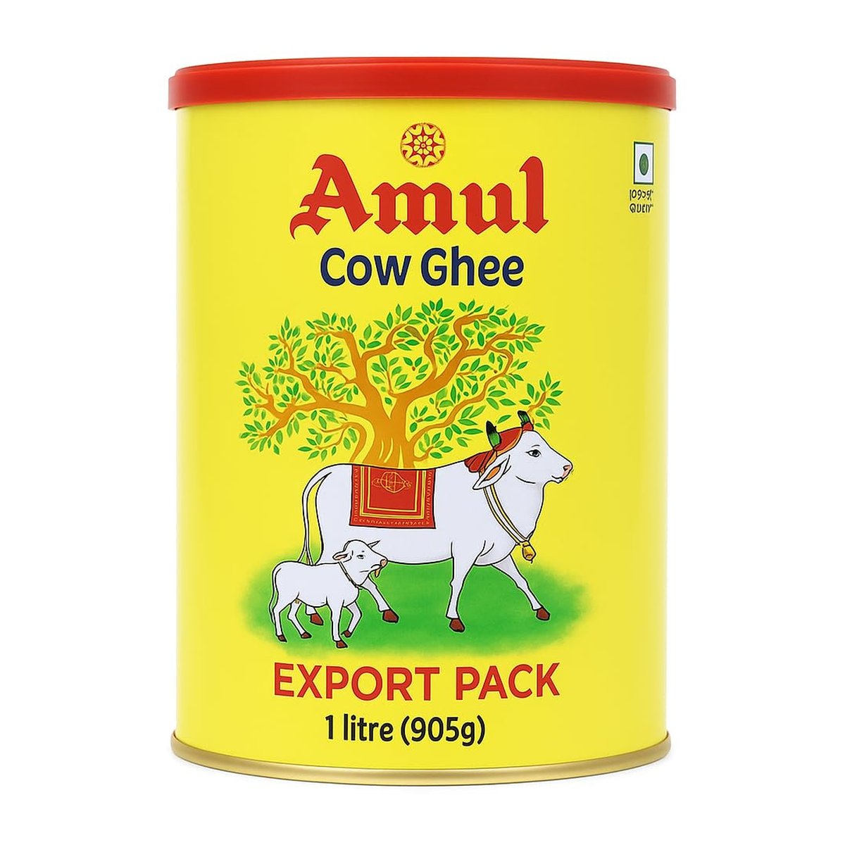 AMUL GHEE YELLOW TIN RED CAP 1L - Image 1