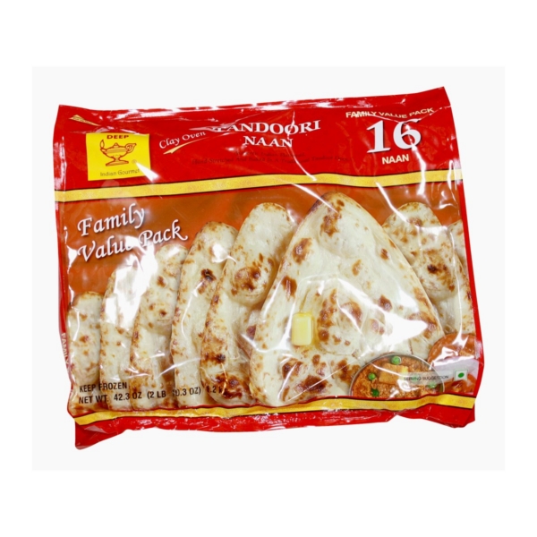 DEEP TANDOORI NAAN 16PC 2.2LB