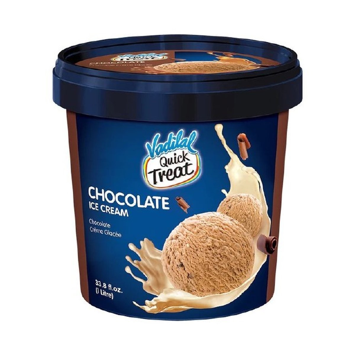 VADILAL CHOCOLATE 1LT ICE CREAM - Image 1