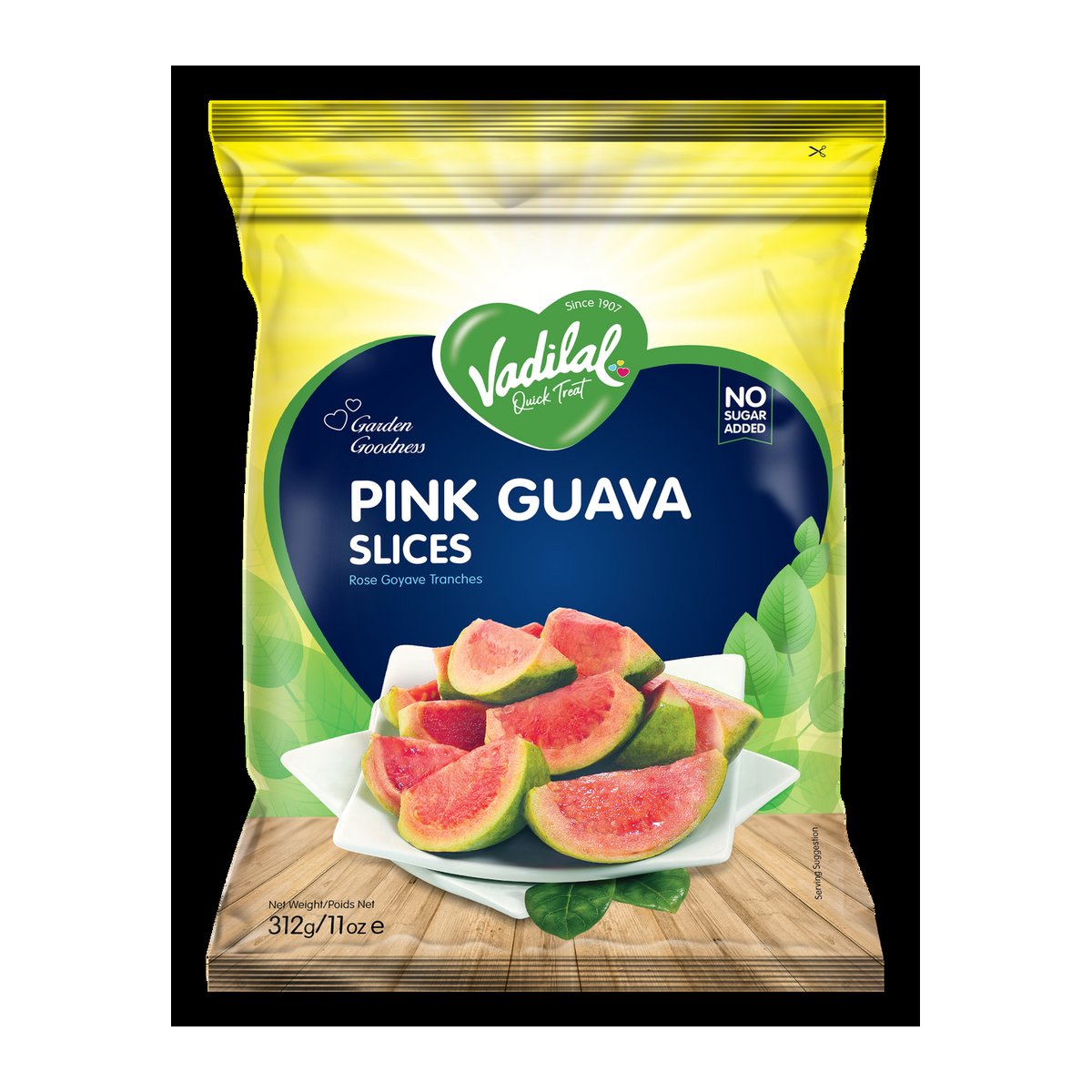 VADILAL PINK GUAVA SLICES 11OZ - Image 1