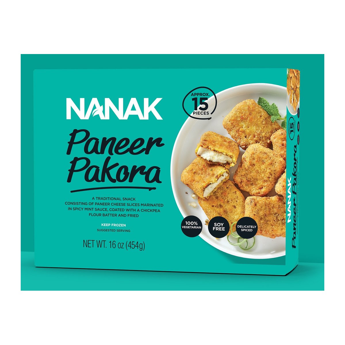 NANAK PANEER PAKORA 16OZ - Image 1