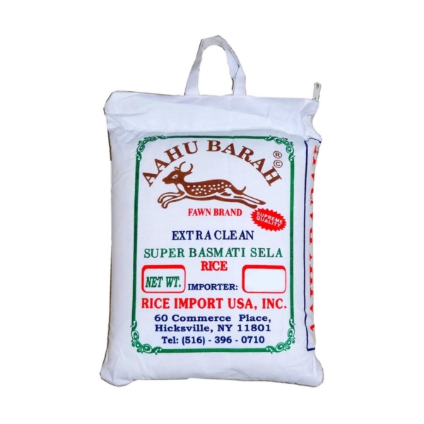 AAHU BARAH BASMATI RICE 10LB