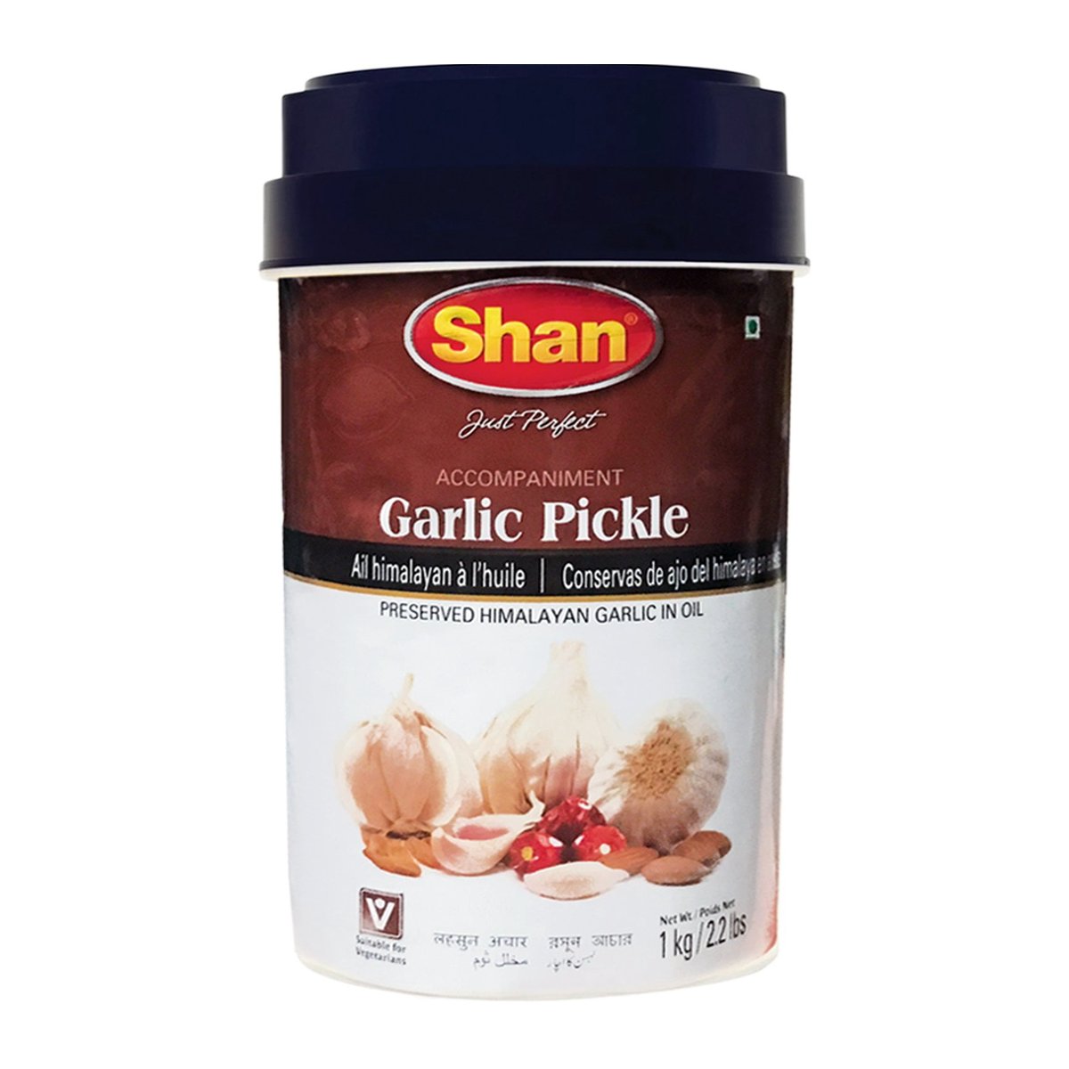 SHAN GARLIC PICKLE 1.KG - Image 1