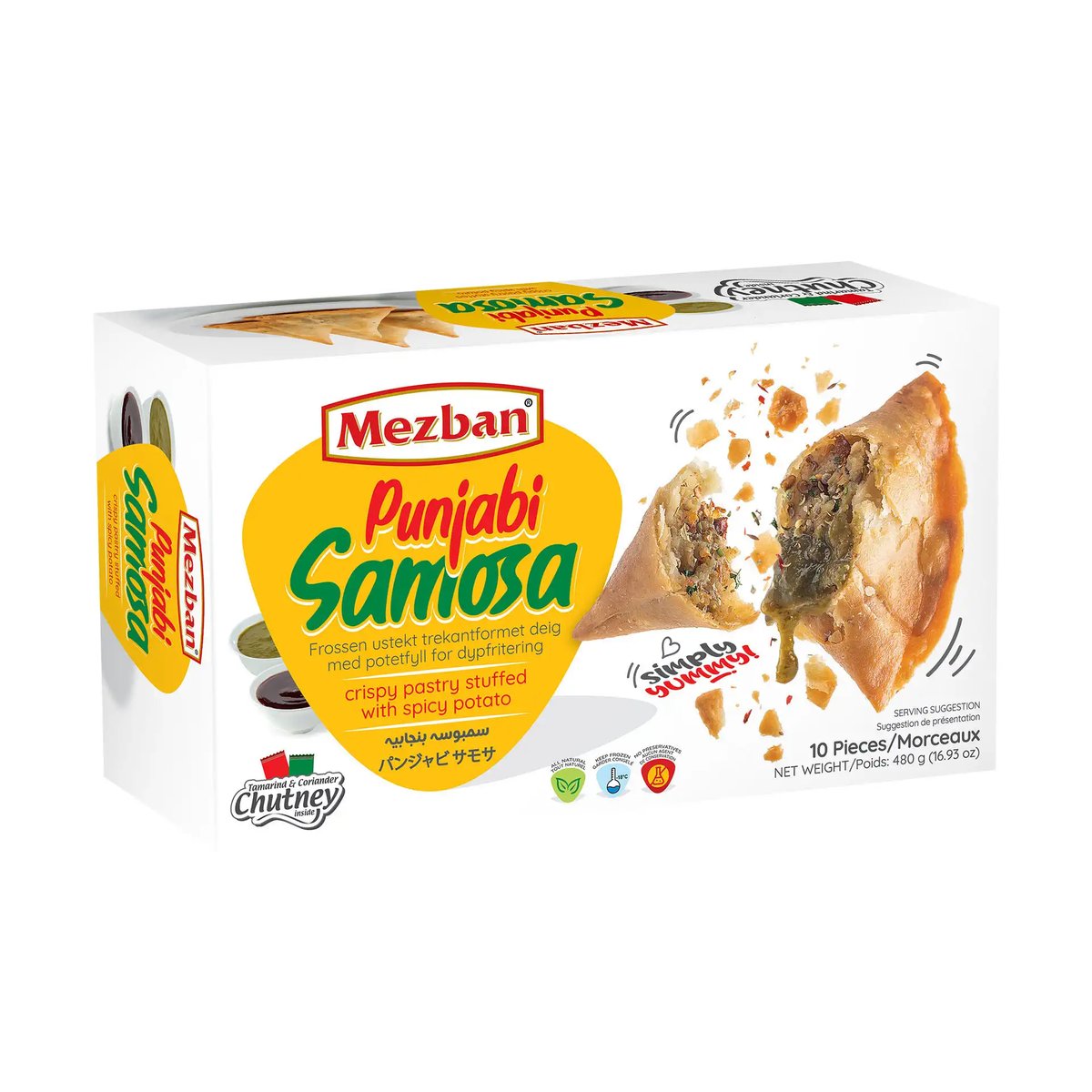 MEZBAN PUNJABI SAMOSA 16.93OZ 10PC - Image 1