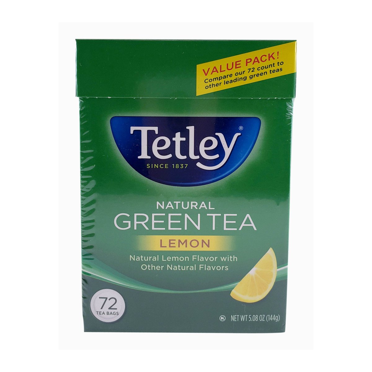 TETLEY GREEN TEA W LEMON 72 TE - Image 1