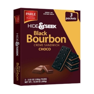 PARLE BLACK CHOCO BOURBON 300GM