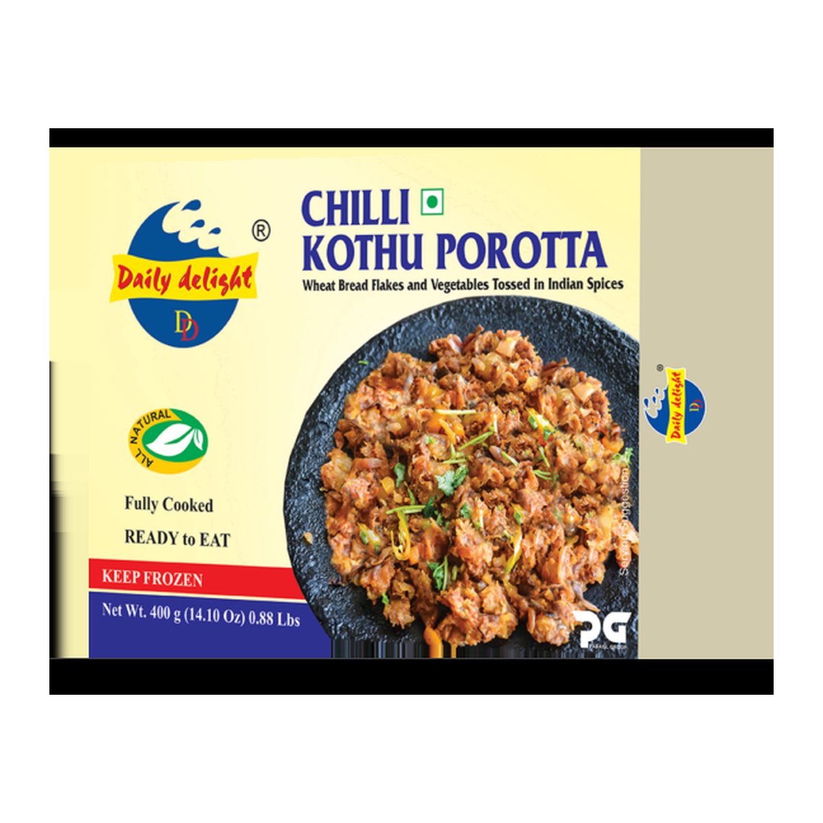 DAILY DELIGHT KOTHU POROTTA DESI 2.2lb - Image 1