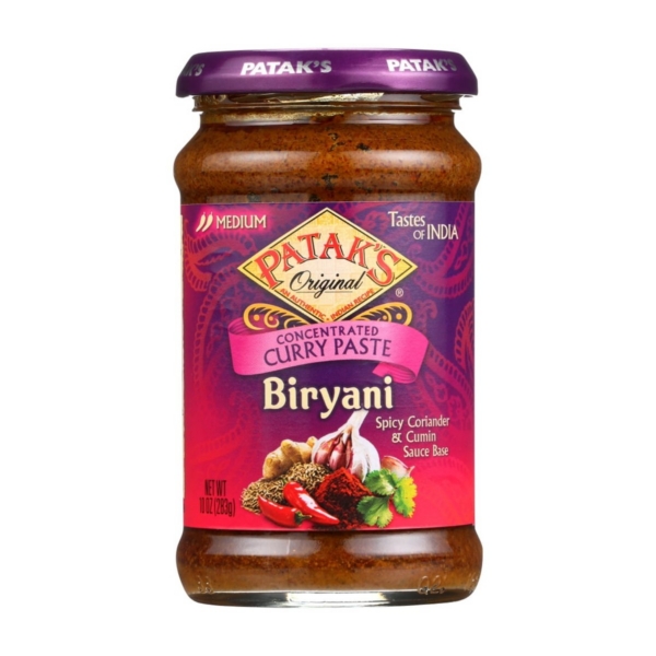 PATAK BIRYANI PASTE MED 10OZ