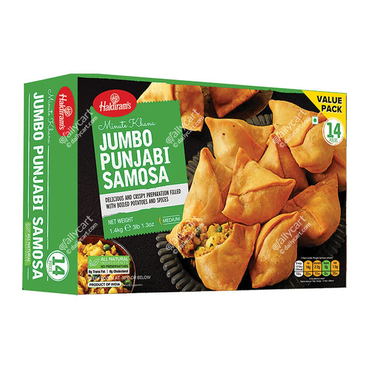 HALDIRAM PUNJABI SAMOSA 1.4KG - Image 1