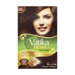 VATIKA HENNA HAIR CLR DARKBRWN