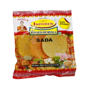 INDUBEN SADA  PLAIN KHAKHRA 200G