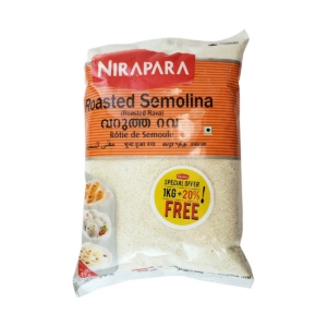 NIRAPARA ROASTED SEMOLINA 1KG