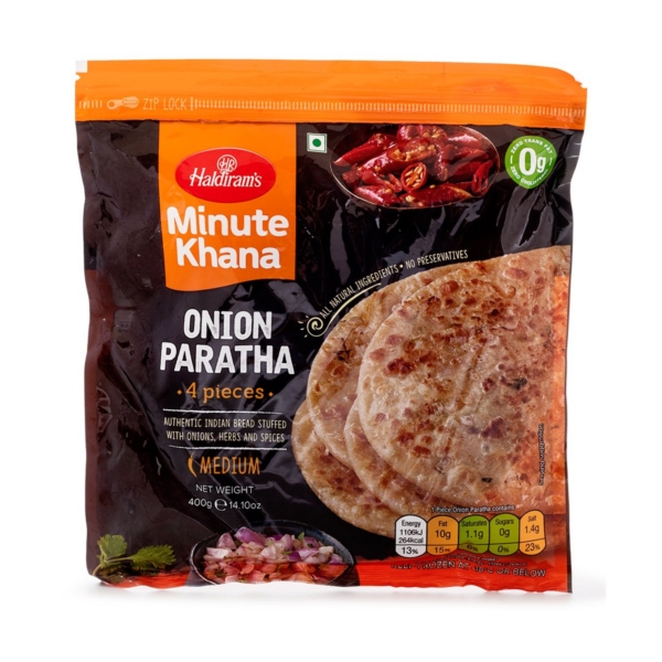 HALDIRAM ONION PARATHA 14OZ