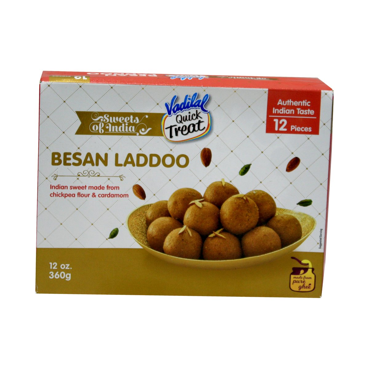 VADILAL BESAN LADOO 12OZ - Image 1
