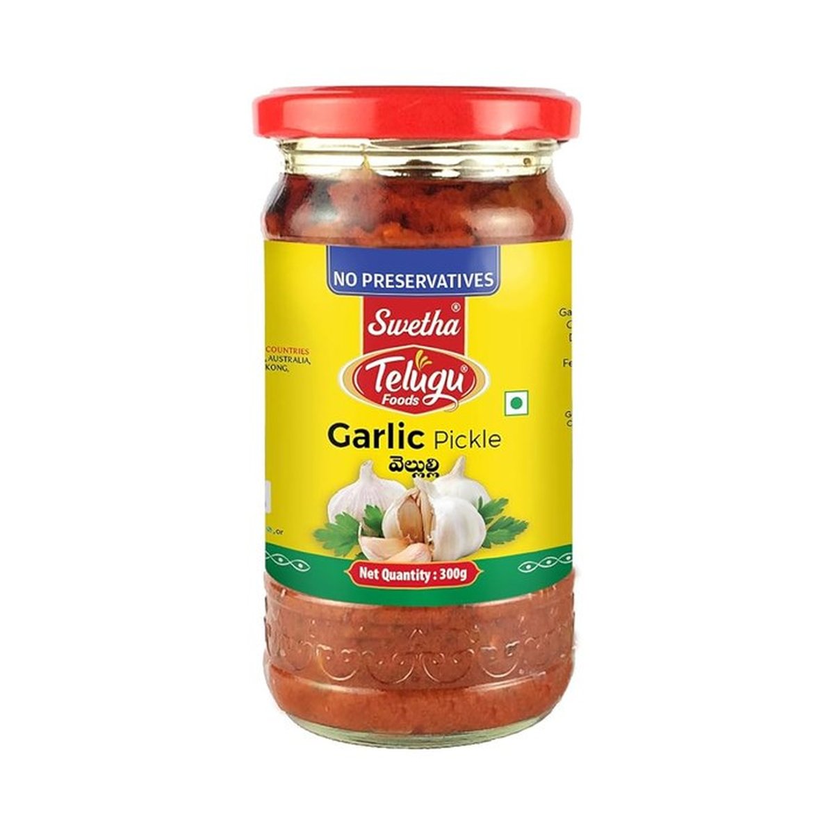 GARLIC PICKLE 300G TELUGU - Image 1