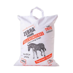 ZEBRA BASMATI RICE 20 lb