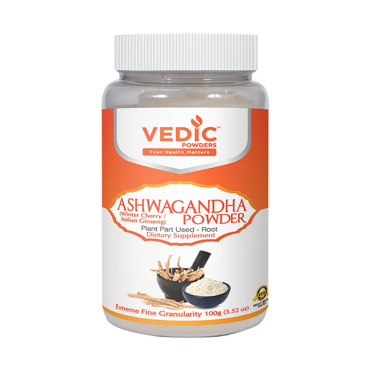 ASHAWAGANDHA PWD 100GM VEDIC - Image 1