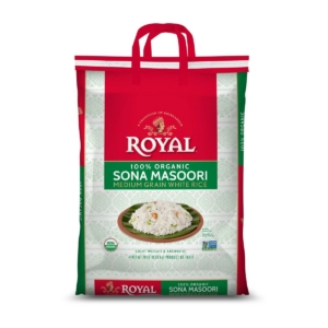 ROYAL ORG. SONA MASOORI 20LB