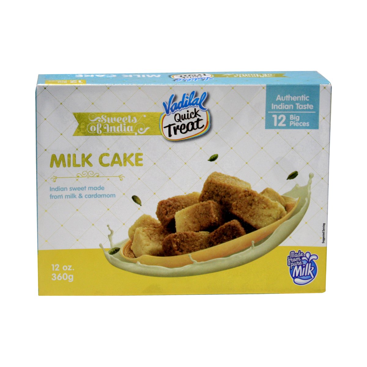 VADILAL MILK CAKE 12OZ - Image 1