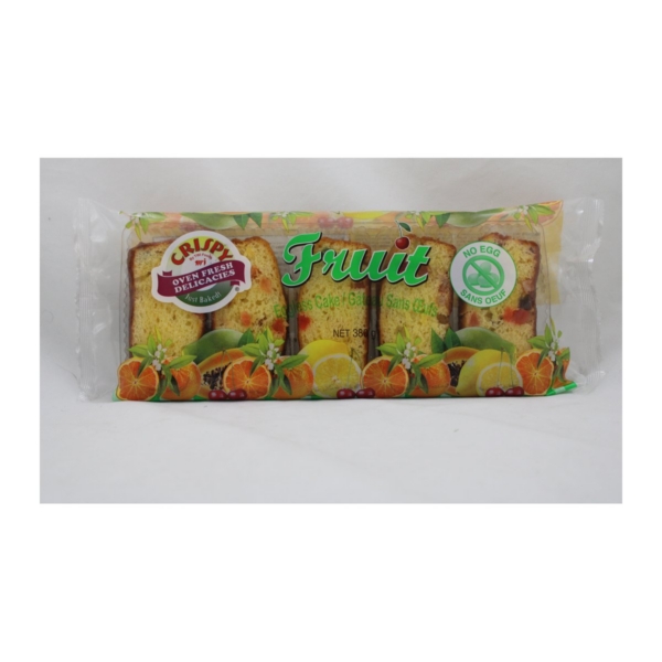 CRISPY FRUIT CAKE EGGLESS13 OZ