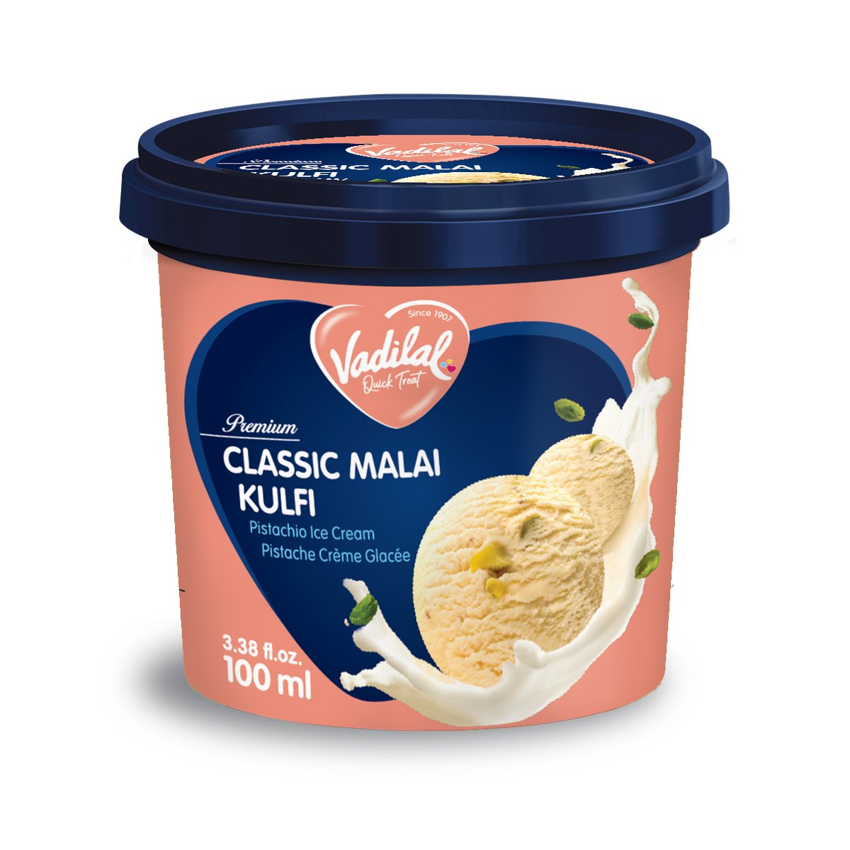 VADILAL CLASSIC MALAI IC 100ML - Image 1