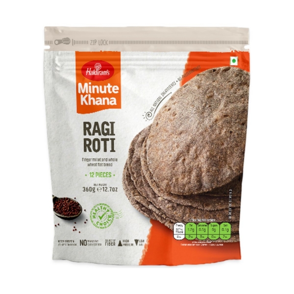 HALDIRAMS RAGI ROTI 12PC 12OZ