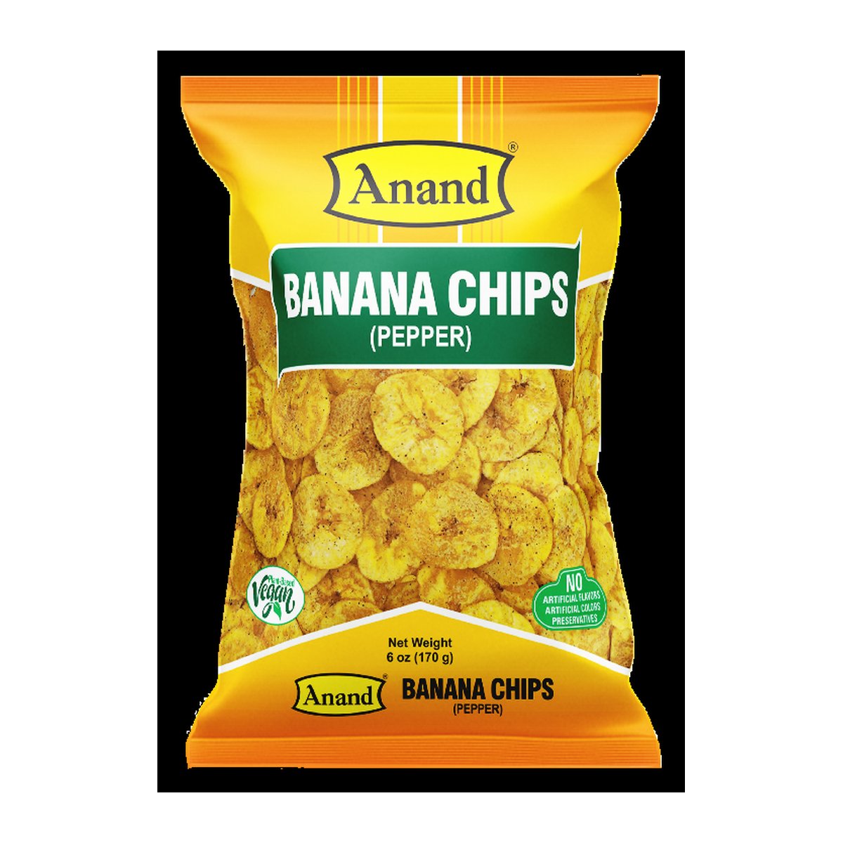 ANAND BANANA CHIPS PEPPER 6OZ - Image 1