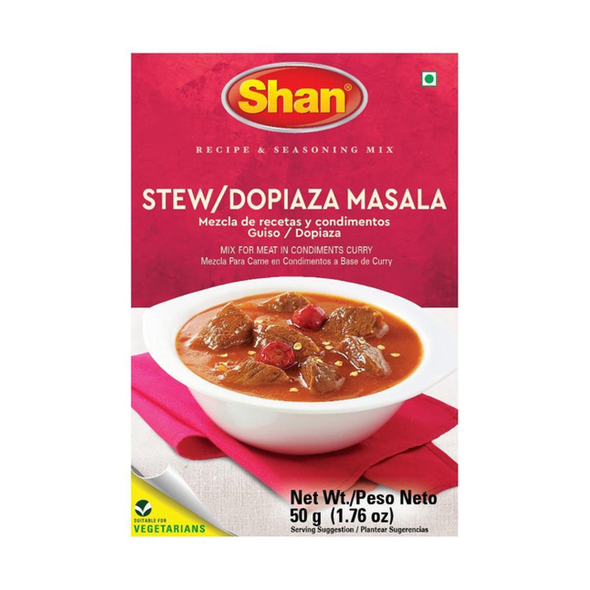 SHAN STEW/DOPIAZ MASALA 50GM - Image 1