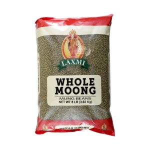 MOONG BIG WHOLE 8 LB LAXMI