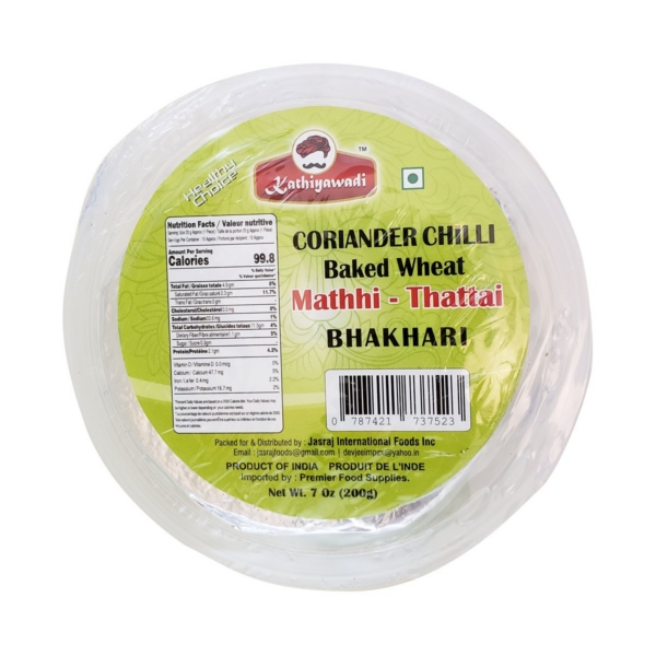CORIANDER CHILLI KATHIAWADI BHAKHRI 7OZ