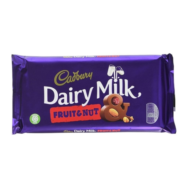 CADBURY DM FRUIT and NUT CHOC 6.35OZ