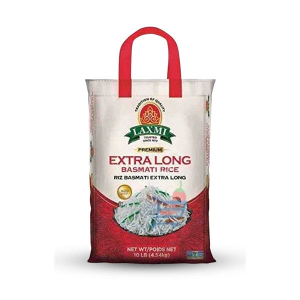 EXTRA LONG BASMATI RICE 10 LAXMI