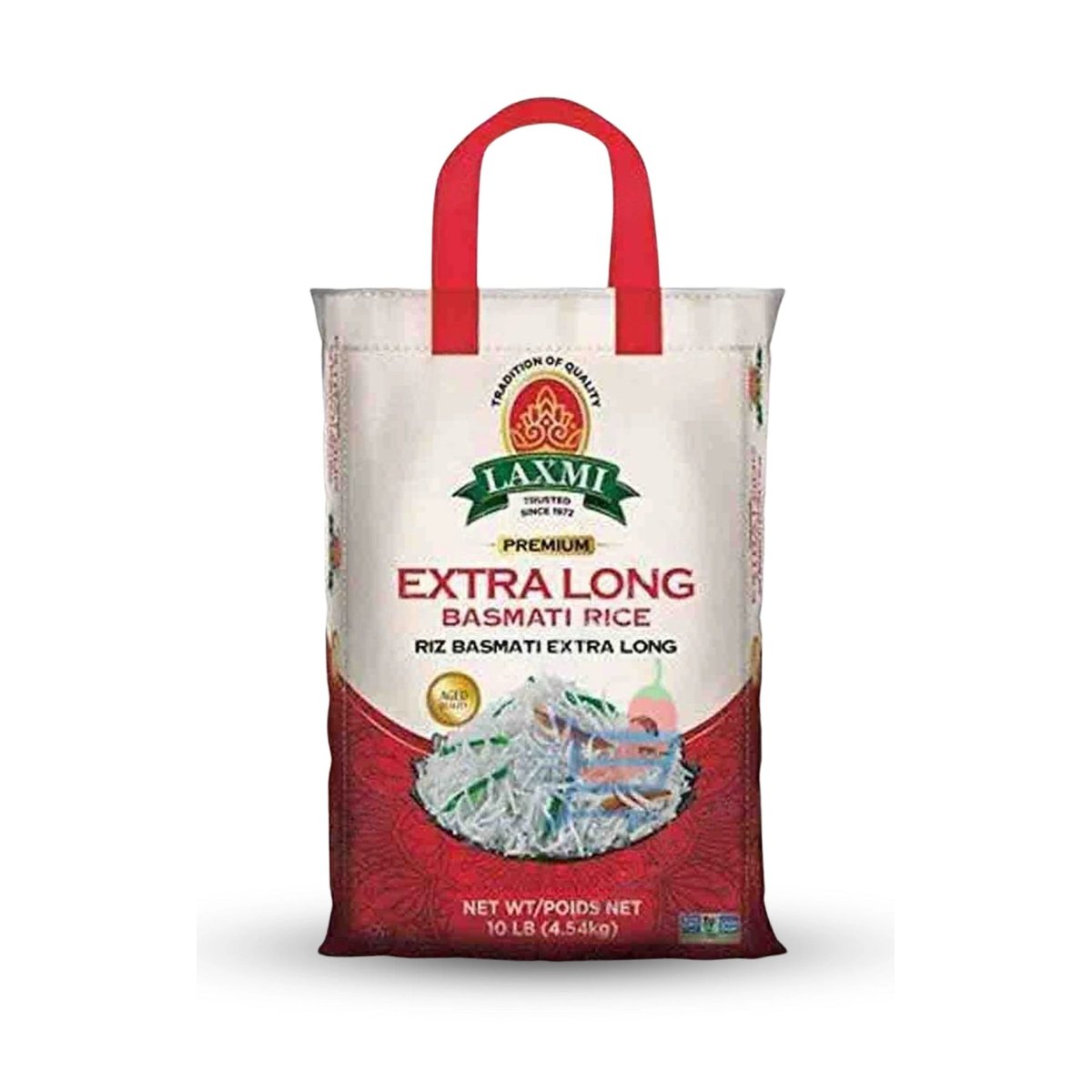 EXTRA LONG BASMATI RICE 10 LAXMI - Image 1