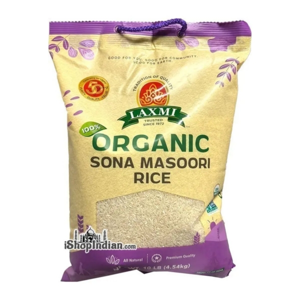LAXMI ORGANIC SONA MASOORI 10LB