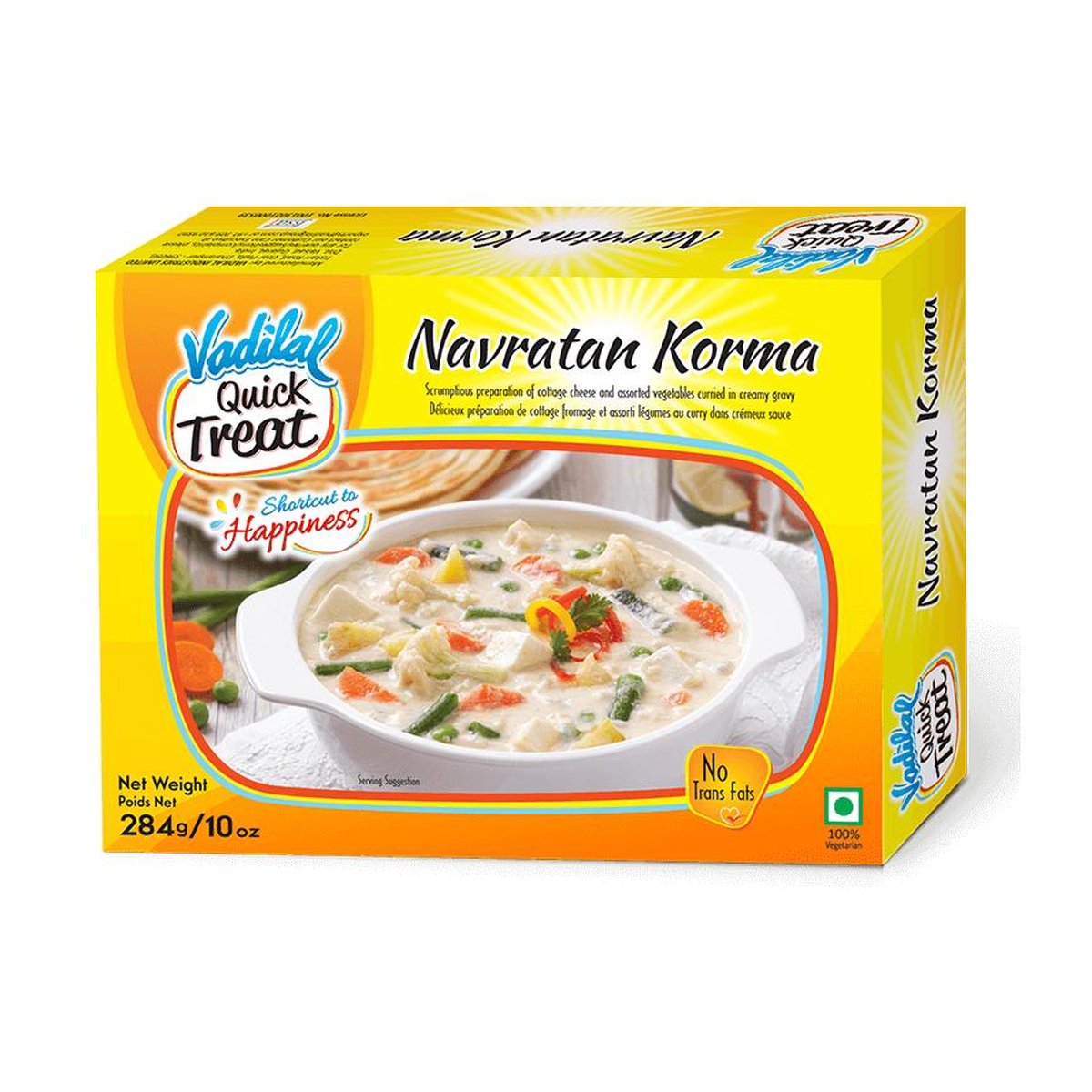 VADILAL NAVRATAN KORMA 10OZ - Image 1