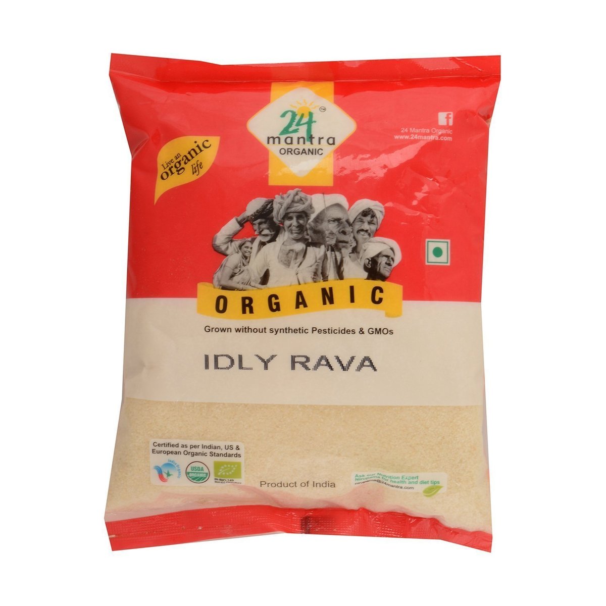 24MANTRA ORGANIC IDLY RAVA 2LB - Image 1