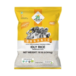 ORGANIC IDLY RICE 10LB 24 MNTR