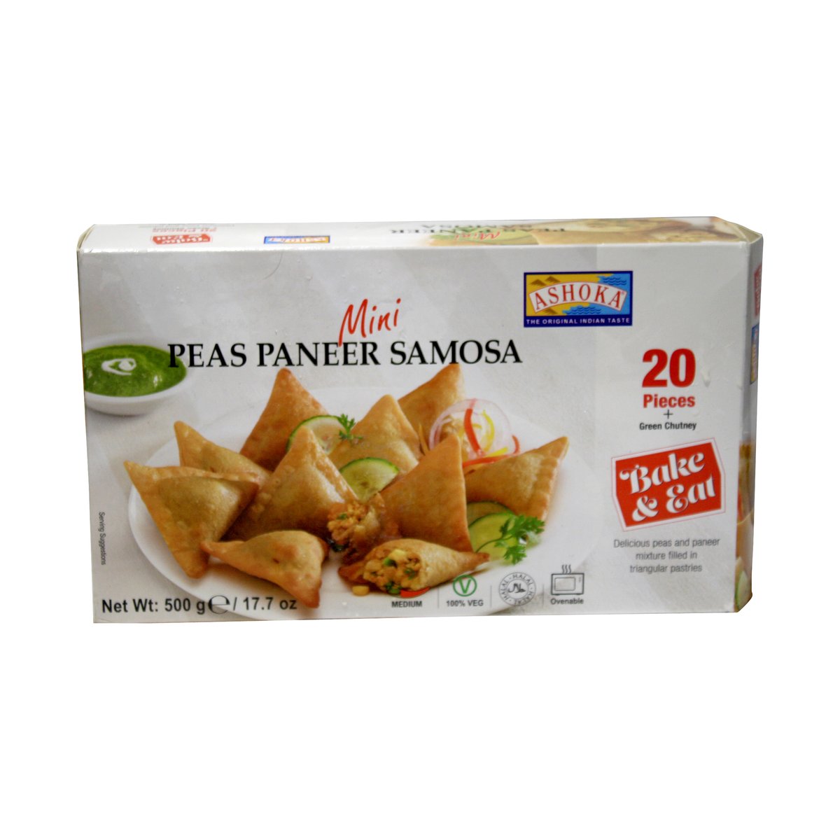 ASHOKA MINI PEAS PANEER SAMOSA 20PS - Image 1