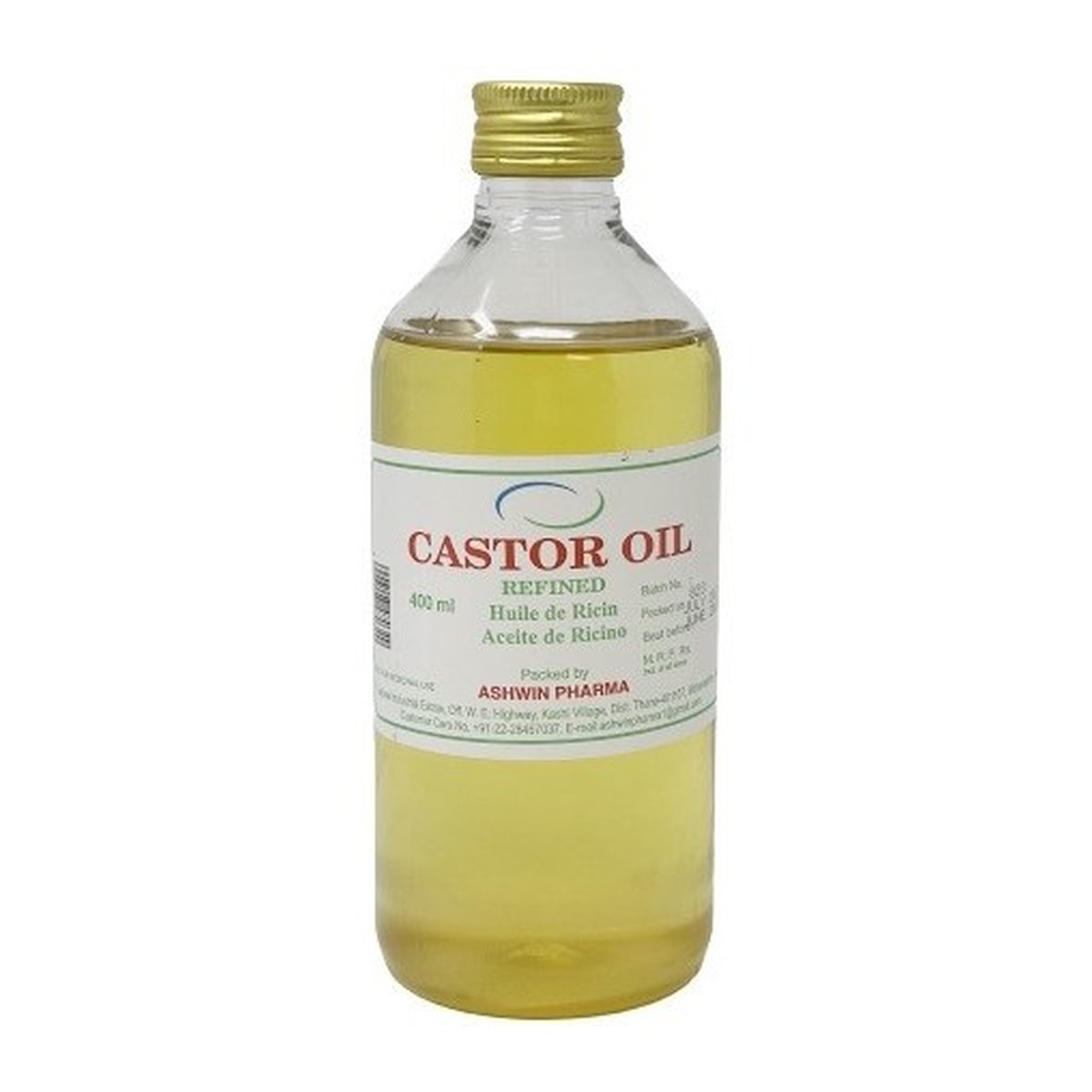 CASTOR OIL (ASHWIN) 400 ml - Image 1