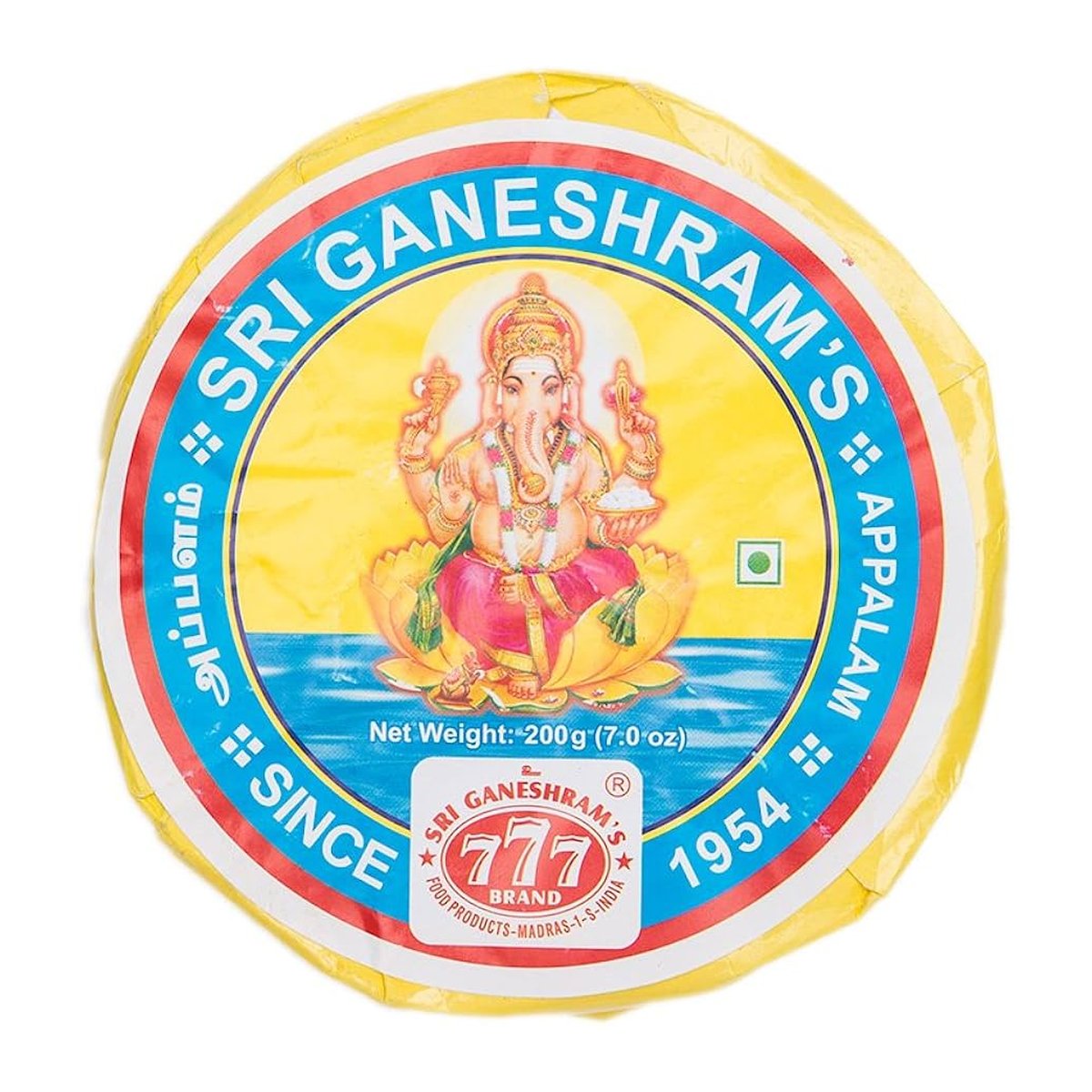 777 APPALAM PAPADUM  7OZ - Image 1