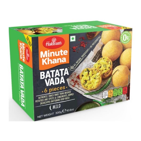 HALDIRAM BATATA VADA 6PC 10.5OZ