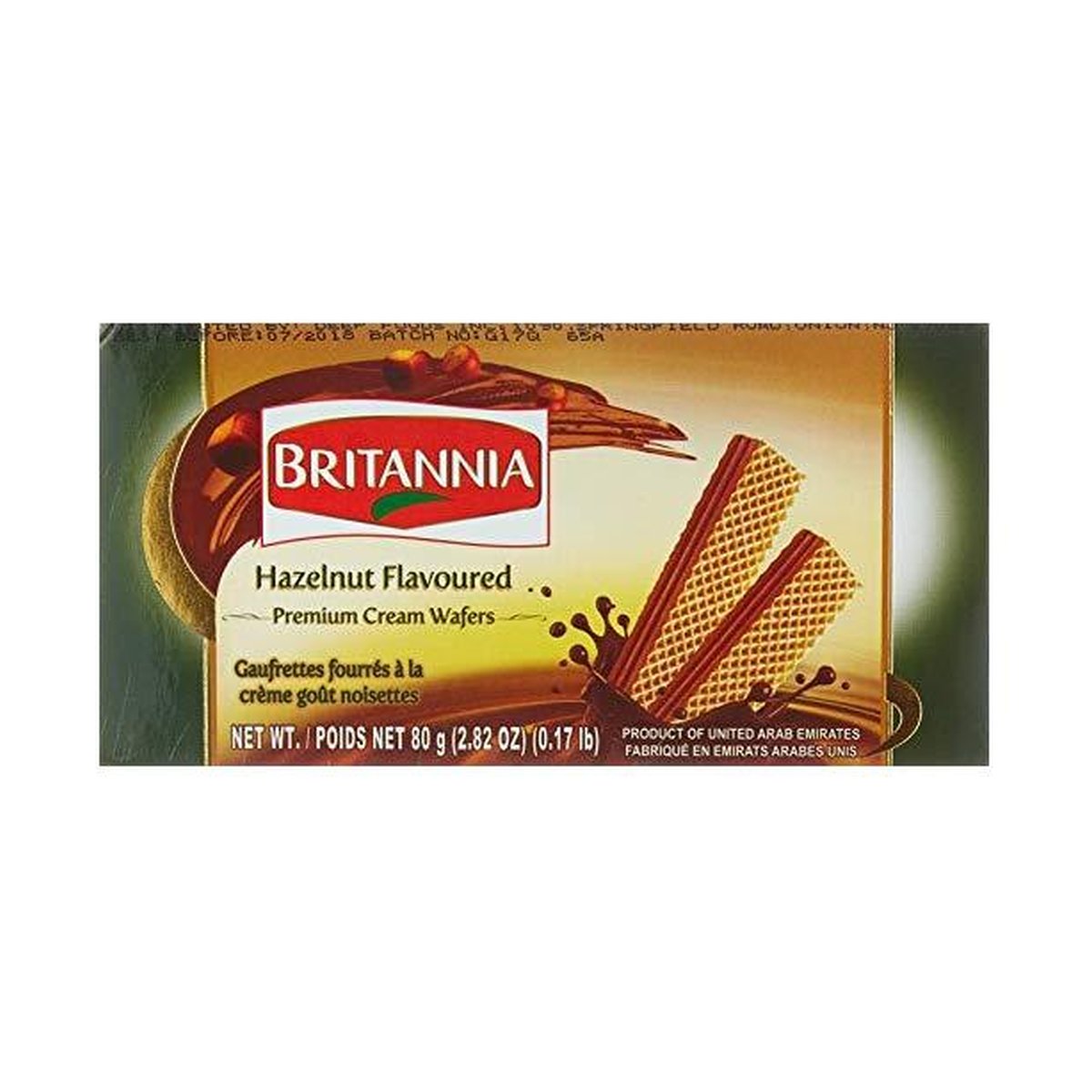BRI HAZELNUT WAFER 2.8OZ - Image 1