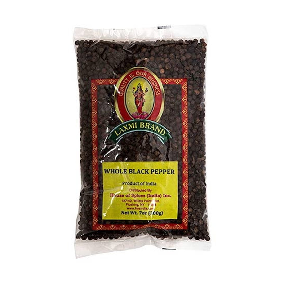LAXMI BLACK PEPPER WHOLE 7 OZ - Image 1