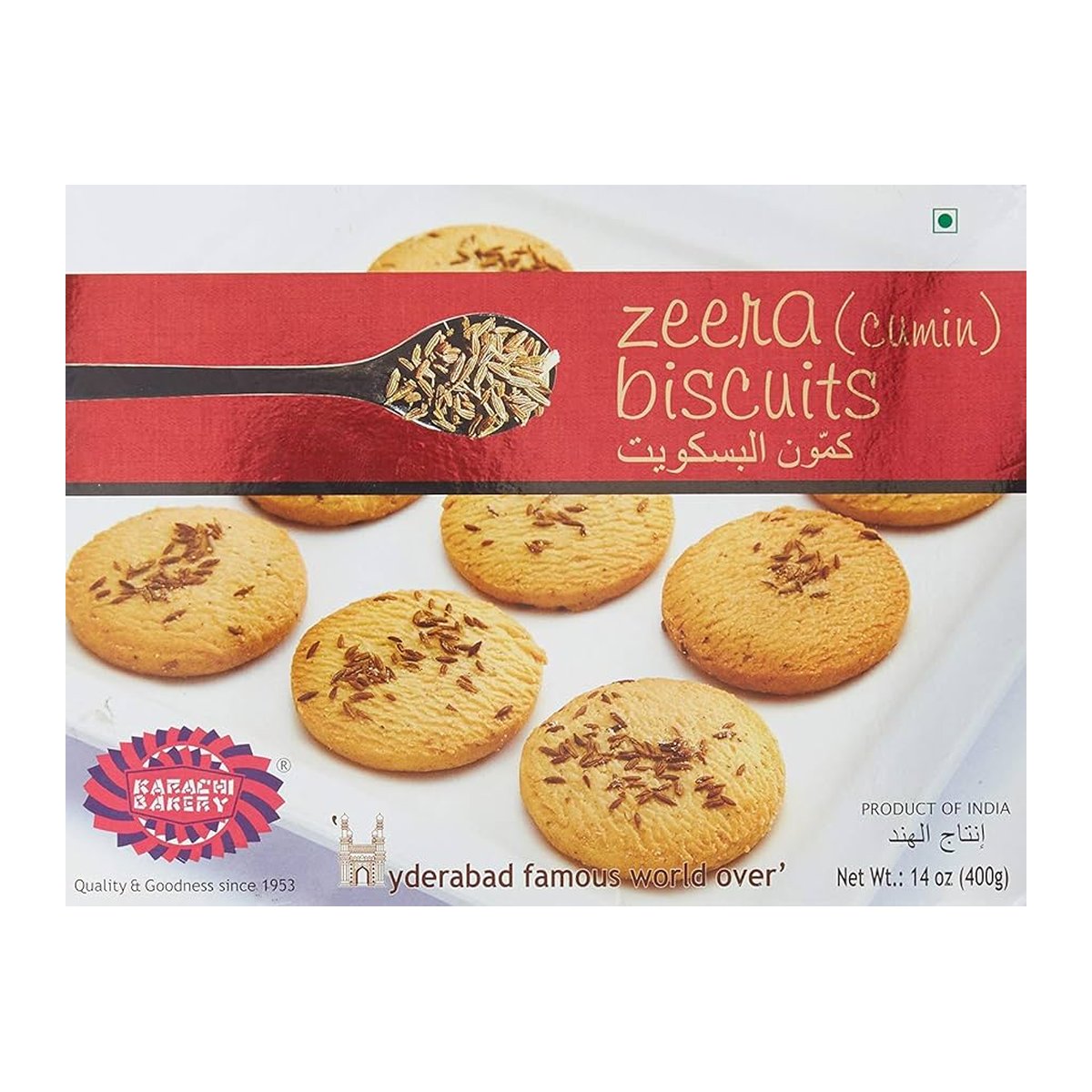 ZEERA BISCUITS 400GM KARACHI - Image 1