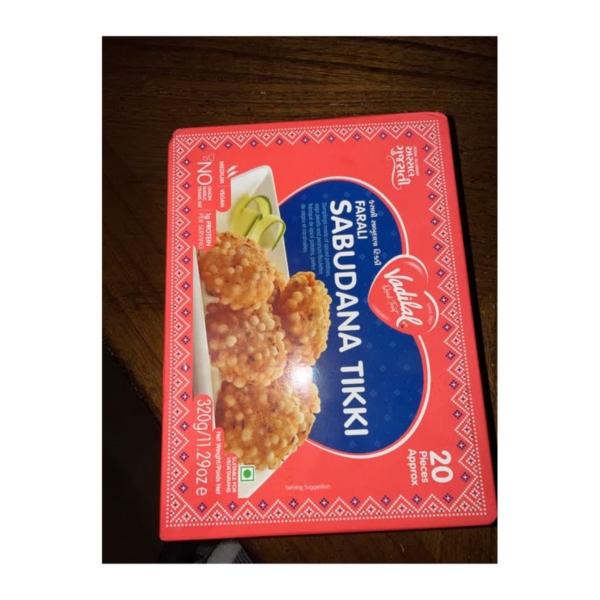 VADILAL SABUDANA TIKKI 11.28OZ