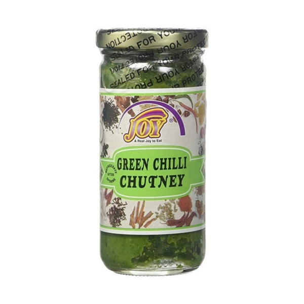JOY GREEN CHILLI CHUTNEY 8OZ